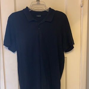 Vince Men’s Black Classic Polo (M)